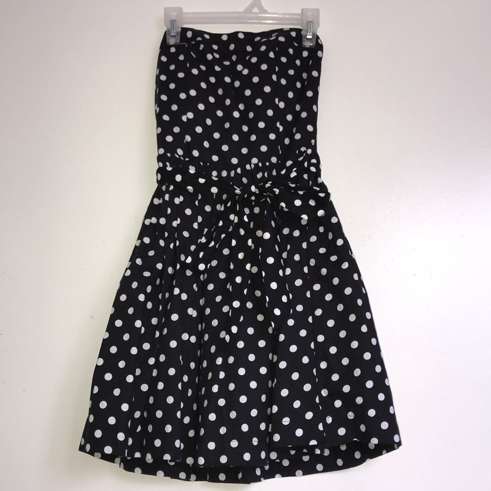 Black and White Polka Dot Dress